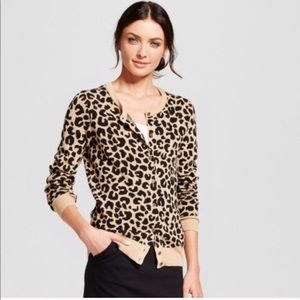 NWT A New Day Animal Print Cardigan